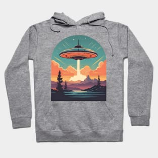 UFO Invasion In Los Angeles California Hoodie